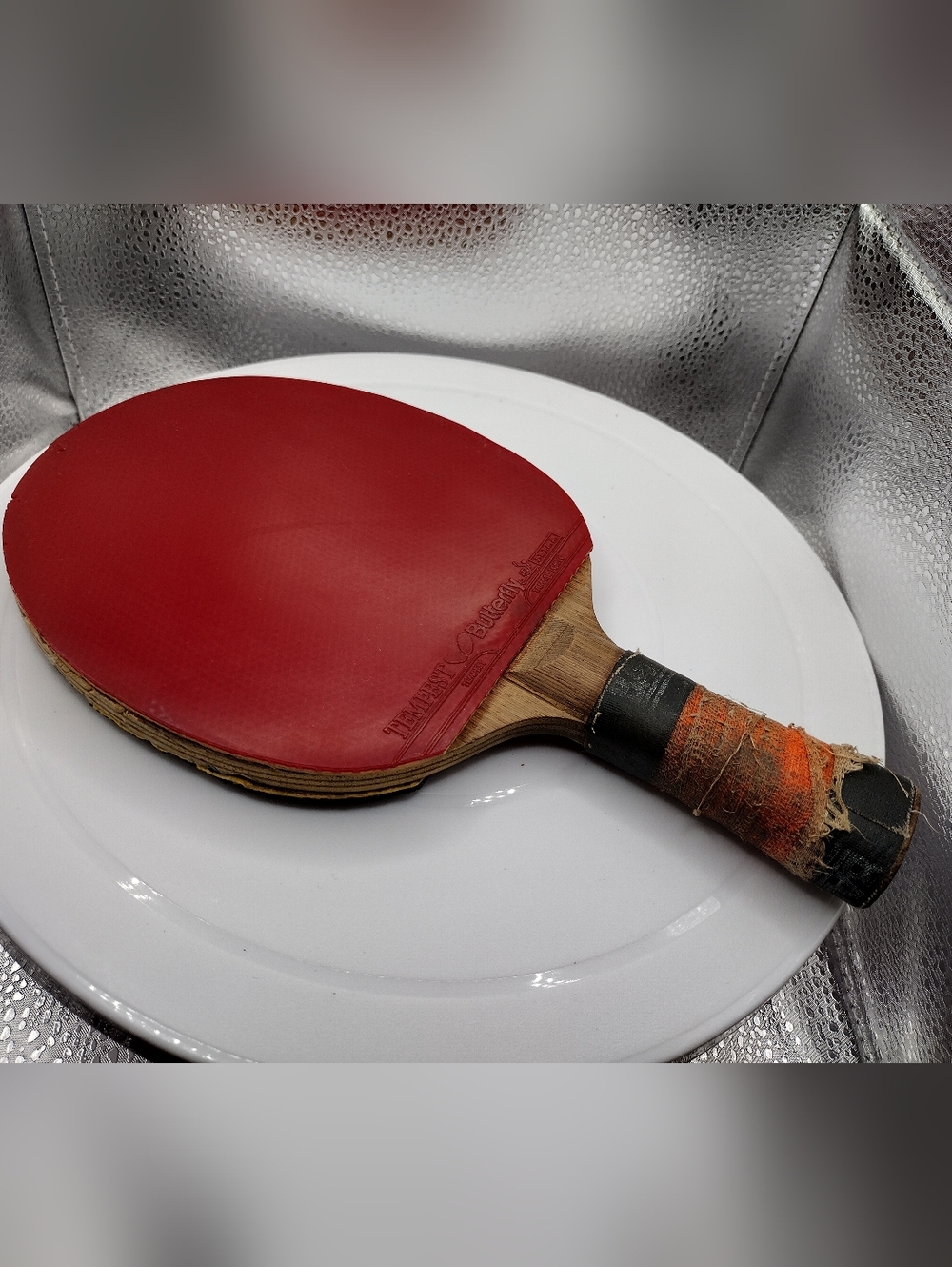 Vintage Two Table Tennis Paddles with Red And Black Rubber One Paddle Case - Picture 7 of 12